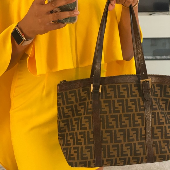 Fendi Zucca Tote - Picture 5 of 6